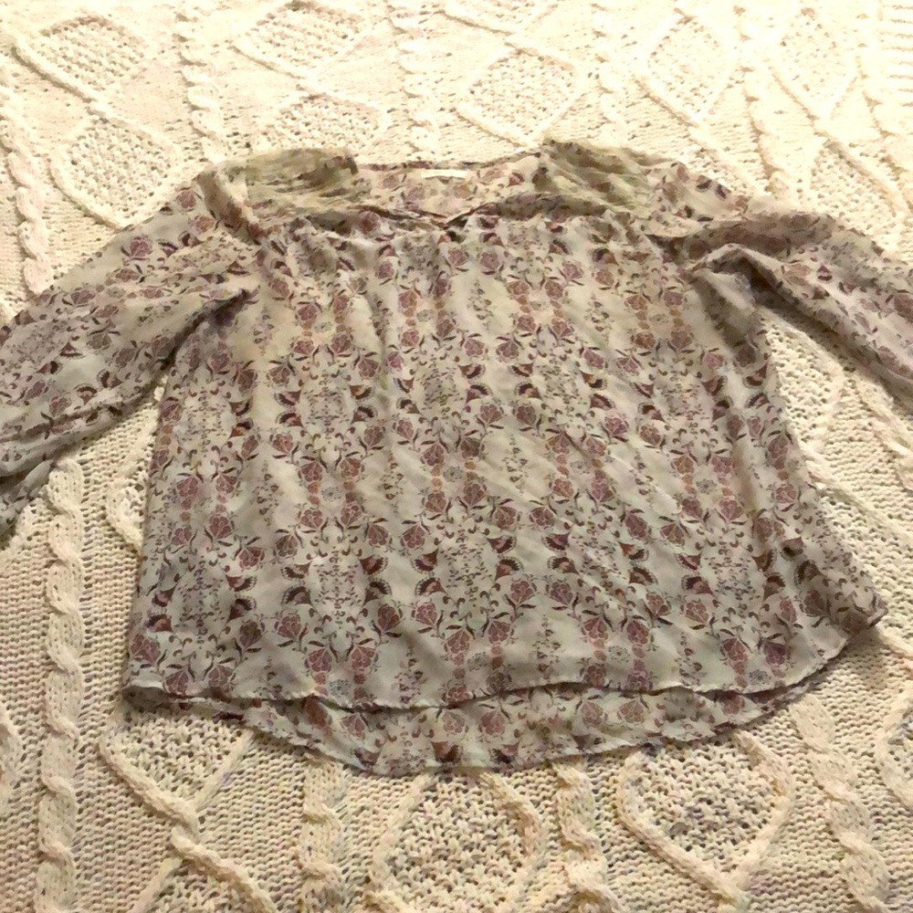 Size XL sheer women’s top.